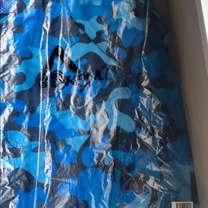 Blue Cameo Male Swim Trunks